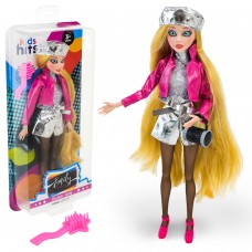 Лялька  Emily Grace  арт. KH24/007 (12шт)  в стильному сучасному вбранні, аксес,  короб. 16,4*37,5*5