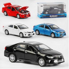 Машина металопластикова 41094 (96/2) "Авто Експерт", 4 кольори, 1:32, світло, звук, інерція, відчиня