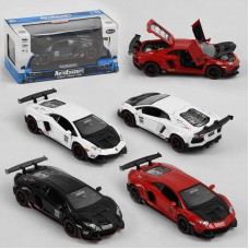 Машинка 34722 (72/2) "Авто Експерт", 3 кольори, металопластик, 1:32, світло, звук, інерція, відчиняю