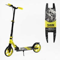 Самокат двоколісний "Best Scooter" SH-10865 (4) "SHARK", з ручним гальмом, затискач керма, колеса PU