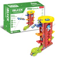 Трек IBLOCK арт. PL-921-291 (12шт) 2 кольори,Трек семирівневий +1 потрійна маш.+ 3 одинарні маш.+нал