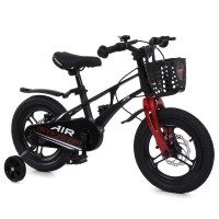 Велосипед дитячий PROF1 AIR PRO 16д. MB 161059 black (1шт) SKD75,магнез.рама,вилка,обод,перед/зад.ди