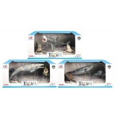 Морские животные Q 9899 P 22 (24/2) 3 вида, в коробке  