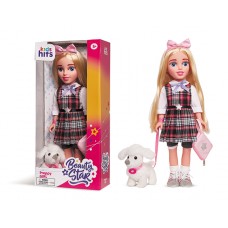 Лялька арт. KH33/003 (8шт) Beauty Star, Preppy, з пітомцем та сумочкою,лялька 46 см короб. 23,5*50*1