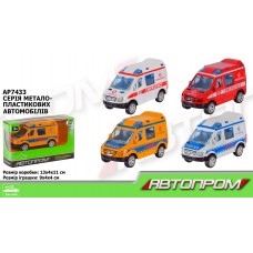 Машина мет. АВТОПРОМ арт. AP7433 (96шт/2) короб.13*4*11см